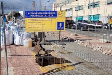 Obras en la Rambla de Pedro Lezcano